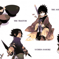 Genin Sasuke Uchiha Various Poses